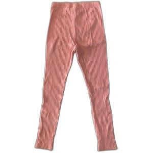 Ribbed Legging Kids Pants Light Pink